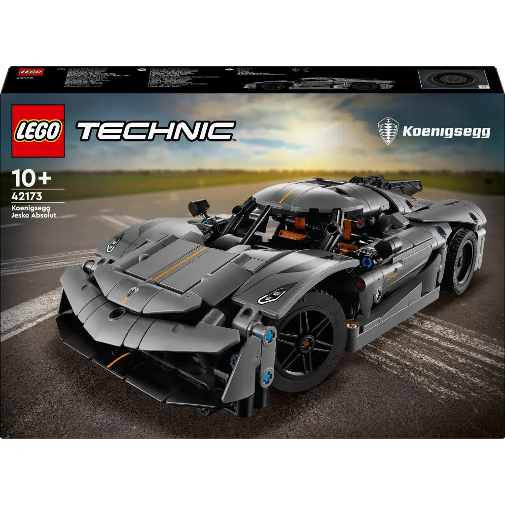 LEGO® Technic: Koenigsegg Jesko Absolut sivé hyperauto (42173)