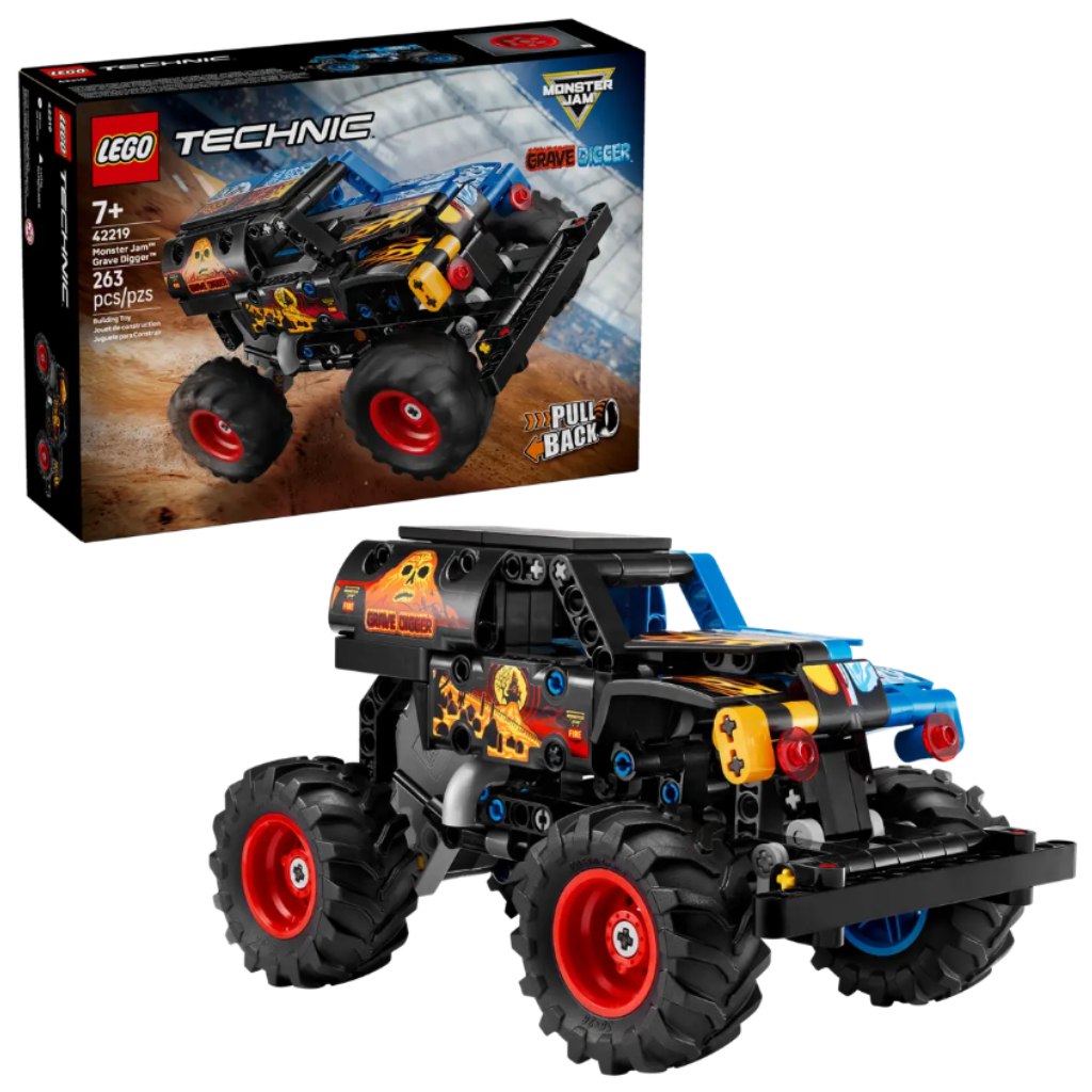 LEGO® Technic: Monster Jam™ Grave Digger™ oheň a ľad (42219)