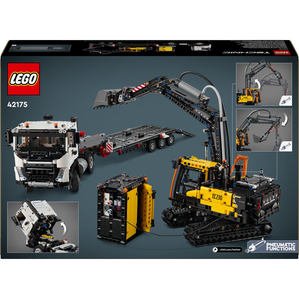 LEGO® Technic: Volvo FMX teherautó és EC230 elektromos markoló (42175) kép 6