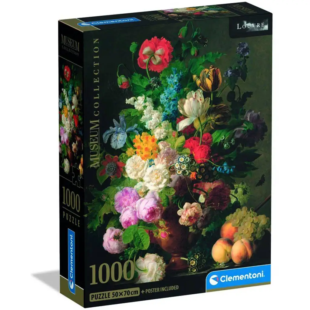 Van Dael - Bowl of Flowers 1000 darabos puzzle - Clementoni kép 1