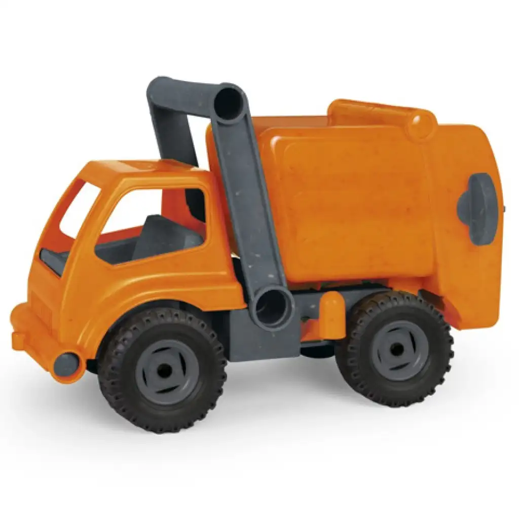 LENA: ECO oranžové smetiarske auto 31cm
