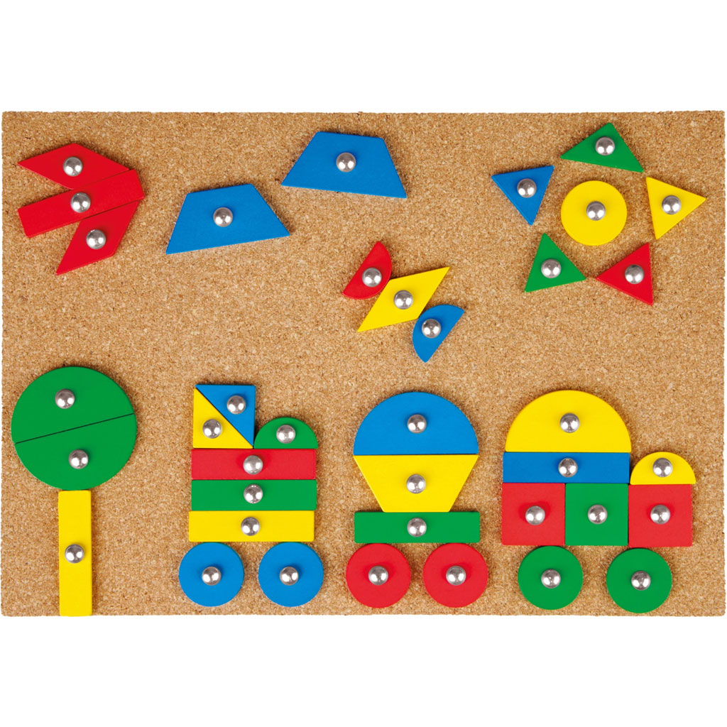 LENA: Súprava na rozvoj zručností s kladivkom a korkovou doskou kép 3