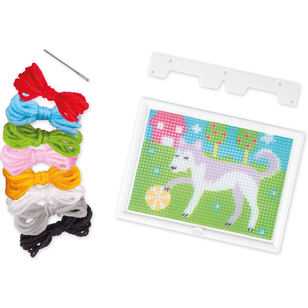 LENA: Vyšívacia súprava so vzorom psa kép 2
