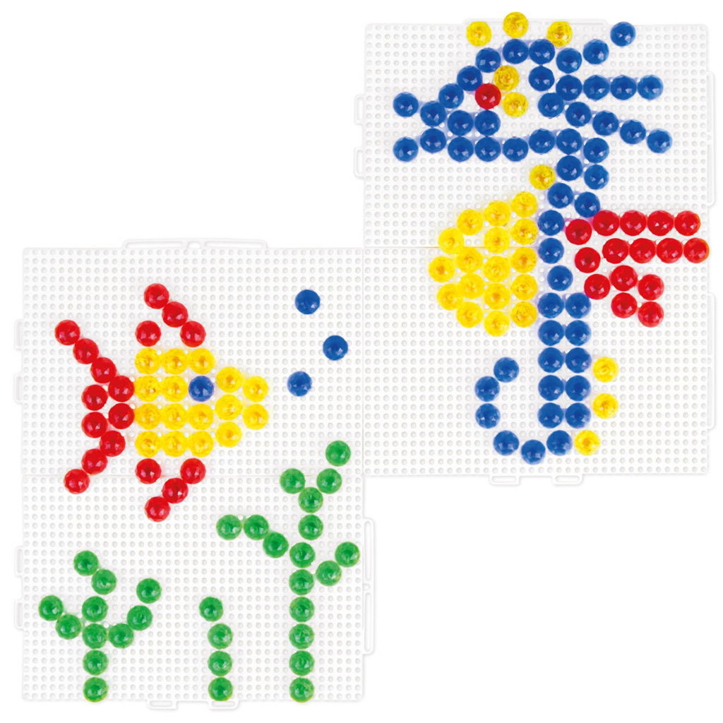 LENA: Panorama Mosaik XL sada priehľadných kolíkov 15 mm, 240 ks kép 2