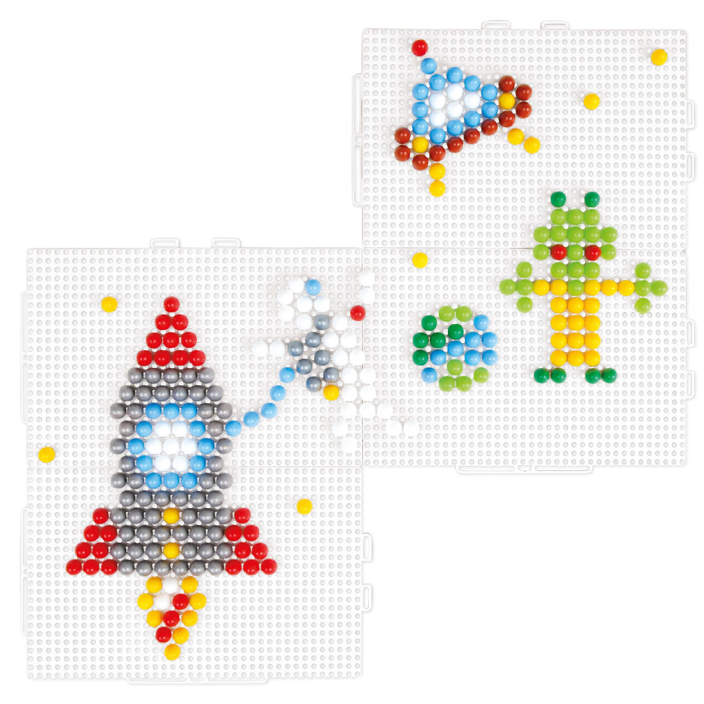 LENA: Panorama Mosaik XL Priehľadná sada kolíkov 10 mm, 400 ks kép 2