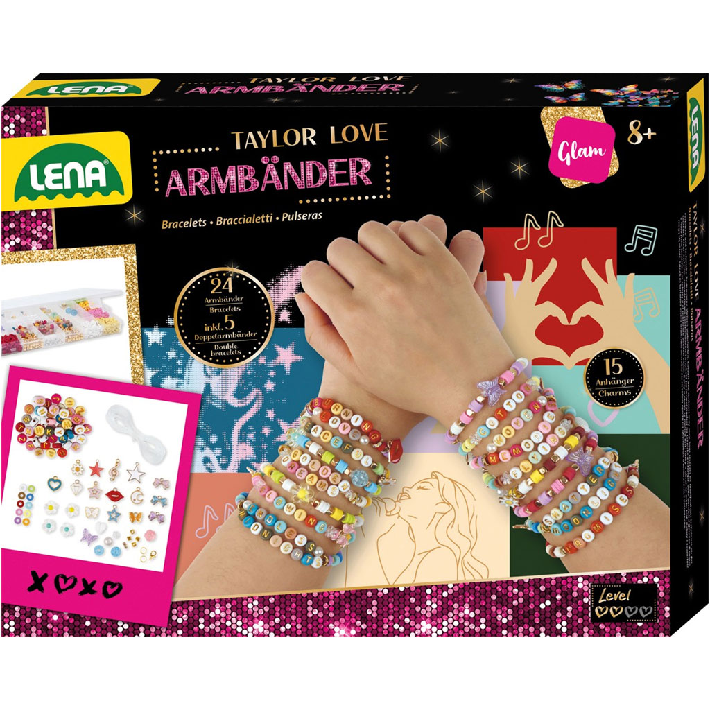 LENA: Taylor Love veľká sada na výrobu náramkov priateľstva