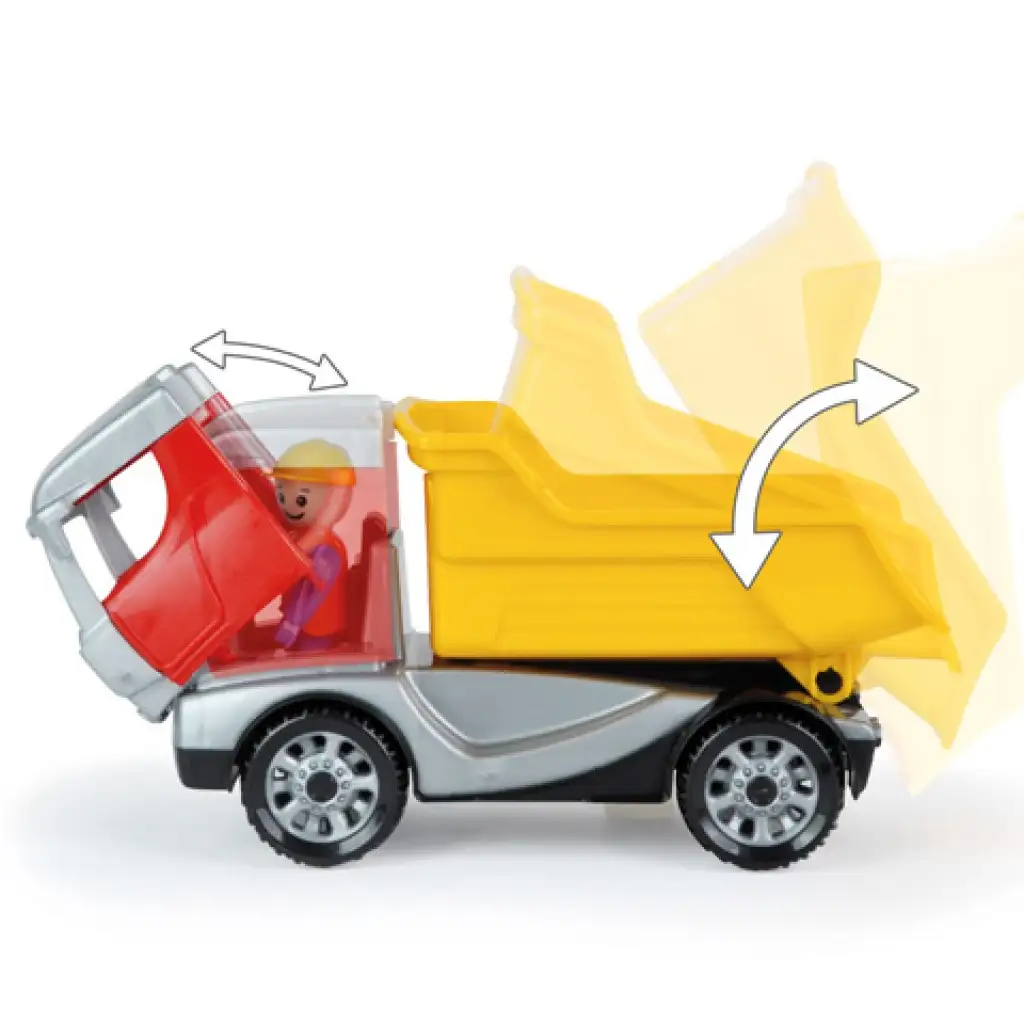 LENA: Truckies sklápač s figúrkou 22 cm kép 3