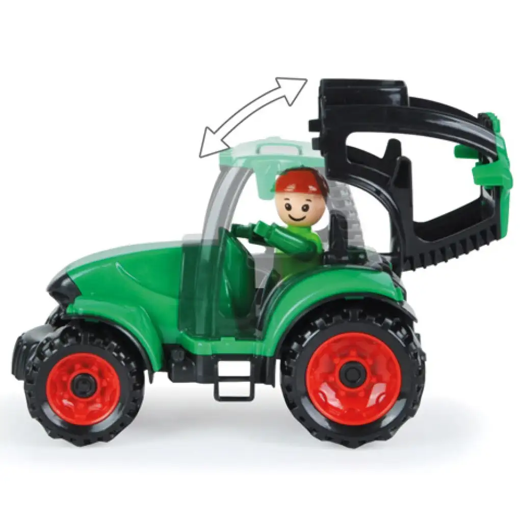 LENA: Truckies traktor figurával 17cm kép 3
