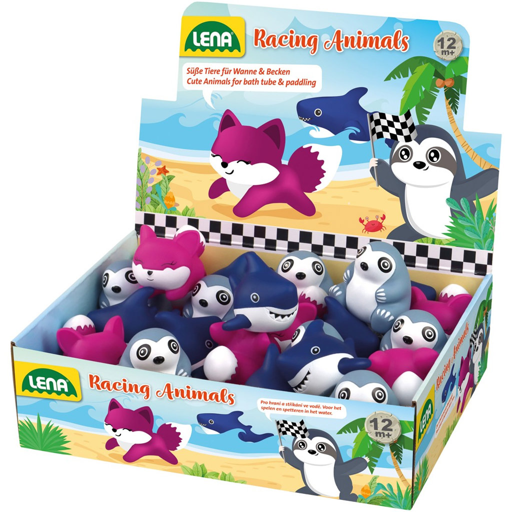 LENA: Veselé zvieratká, hračka do kúpeľa, rôzne, 1 ks