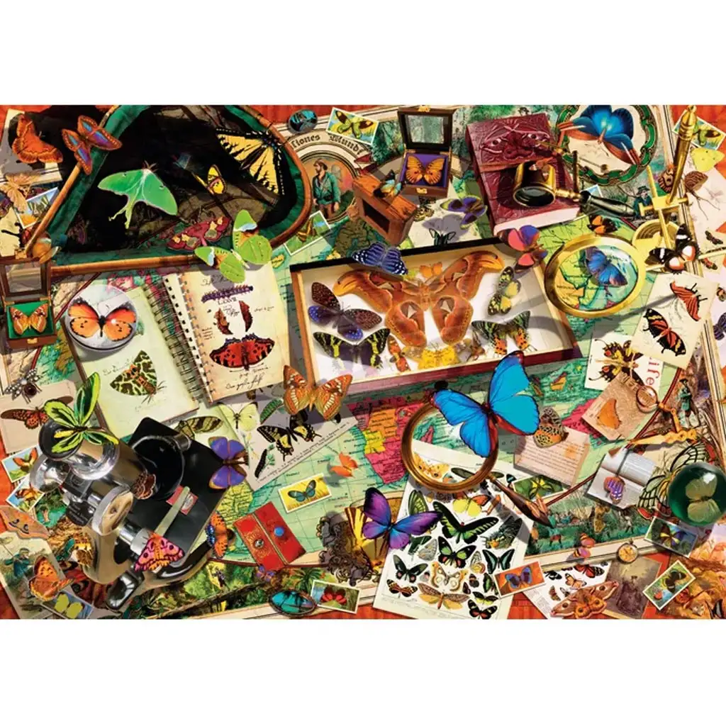 Zberateľ motýľov 500-dielna HQC kompaktná puzzle - Clementoni kép 2