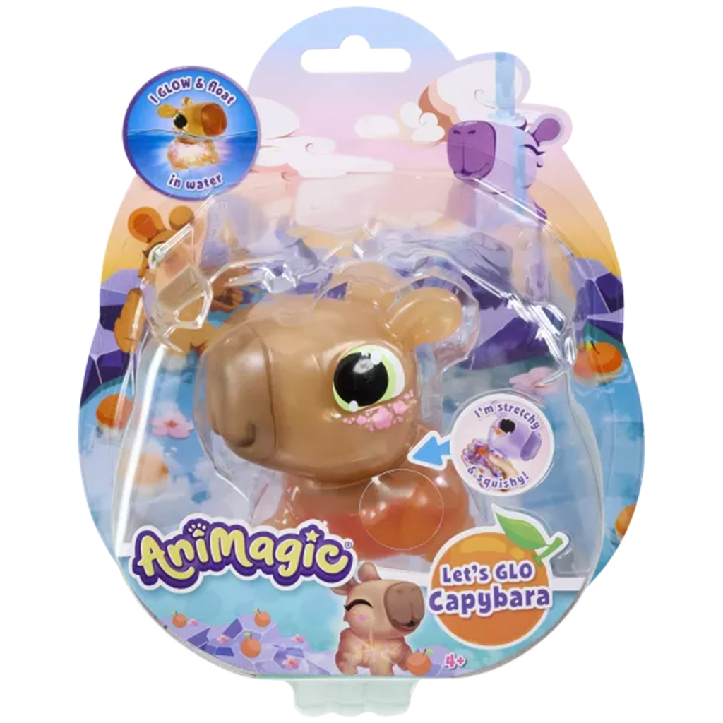 Lets Glo Kapybara – svietiaci vodný kamarát, rôzne varianty, 1 ks