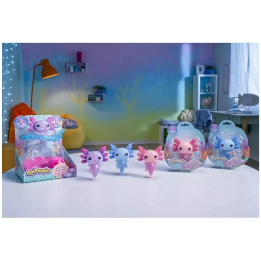 Let’s Glo Axolotl: Sada svietiaceho vodného kamaráta kép 5