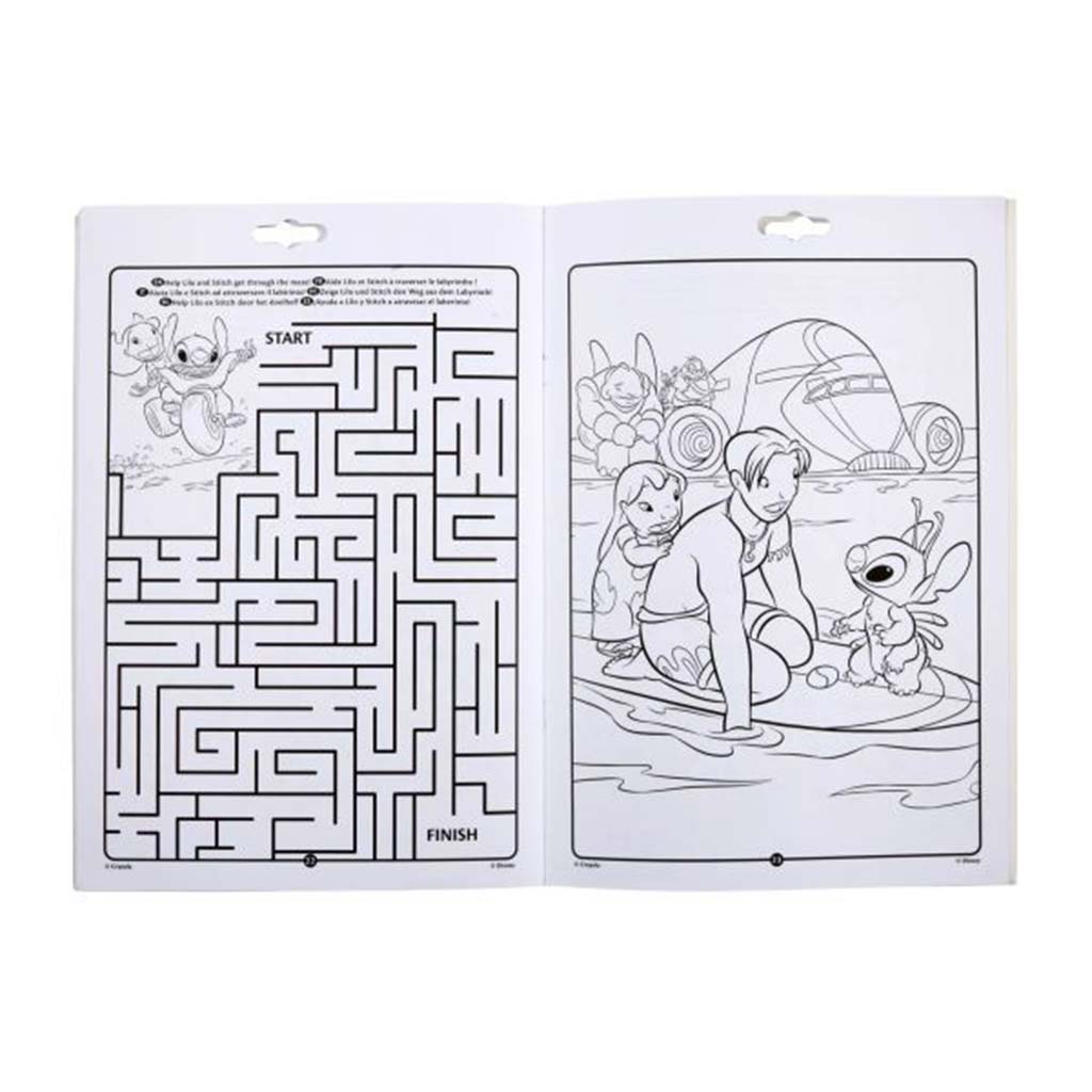 Crayola: Lilo & Stitch omaľovánka a zošit na aktivity kép 3