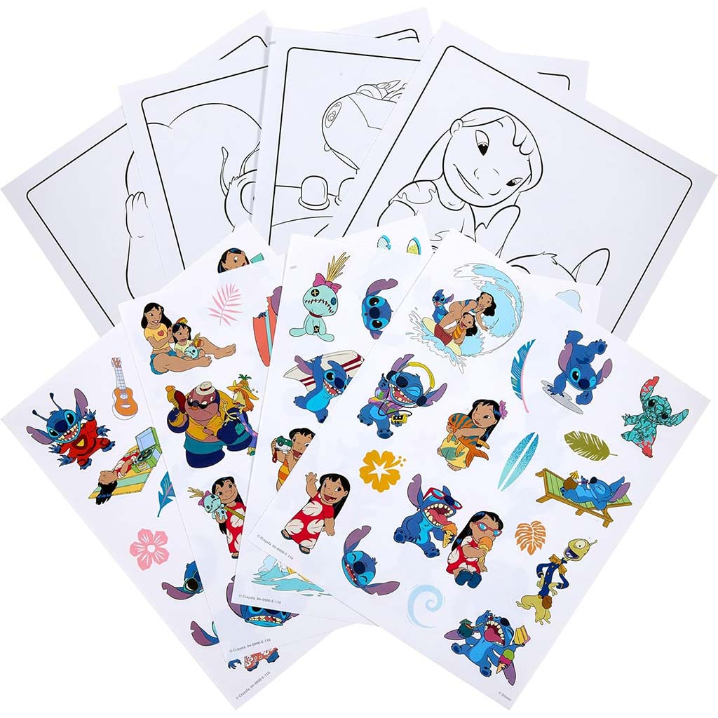 Crayola: Lilo & Stitch omaľovánka a zošit s nálepkami kép 3