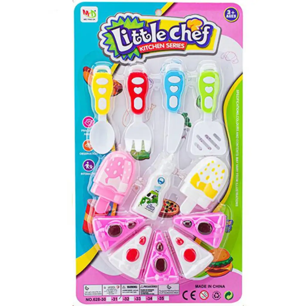 Little Chef édesség szett fagyival és evőeszközökkel kép 1