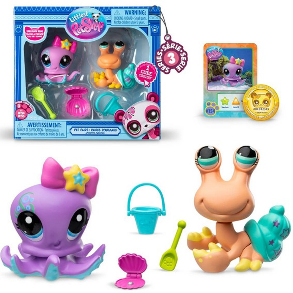 Littlest Pet Shop: Balenie dvoch zvieratiek S3, rôzne varianty, 1 kus
