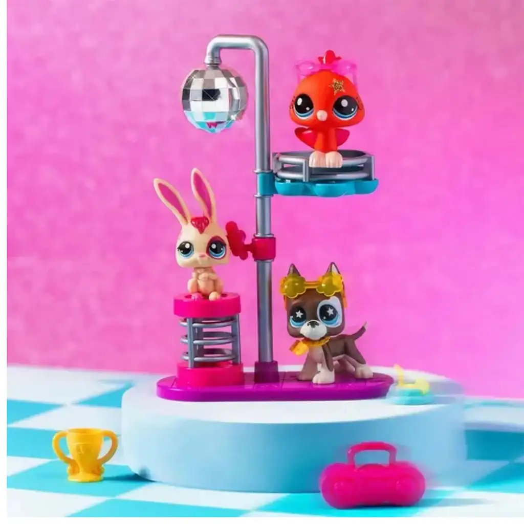 Littlest Pet Shop: Diskotéka 3-dielna sada figúrok