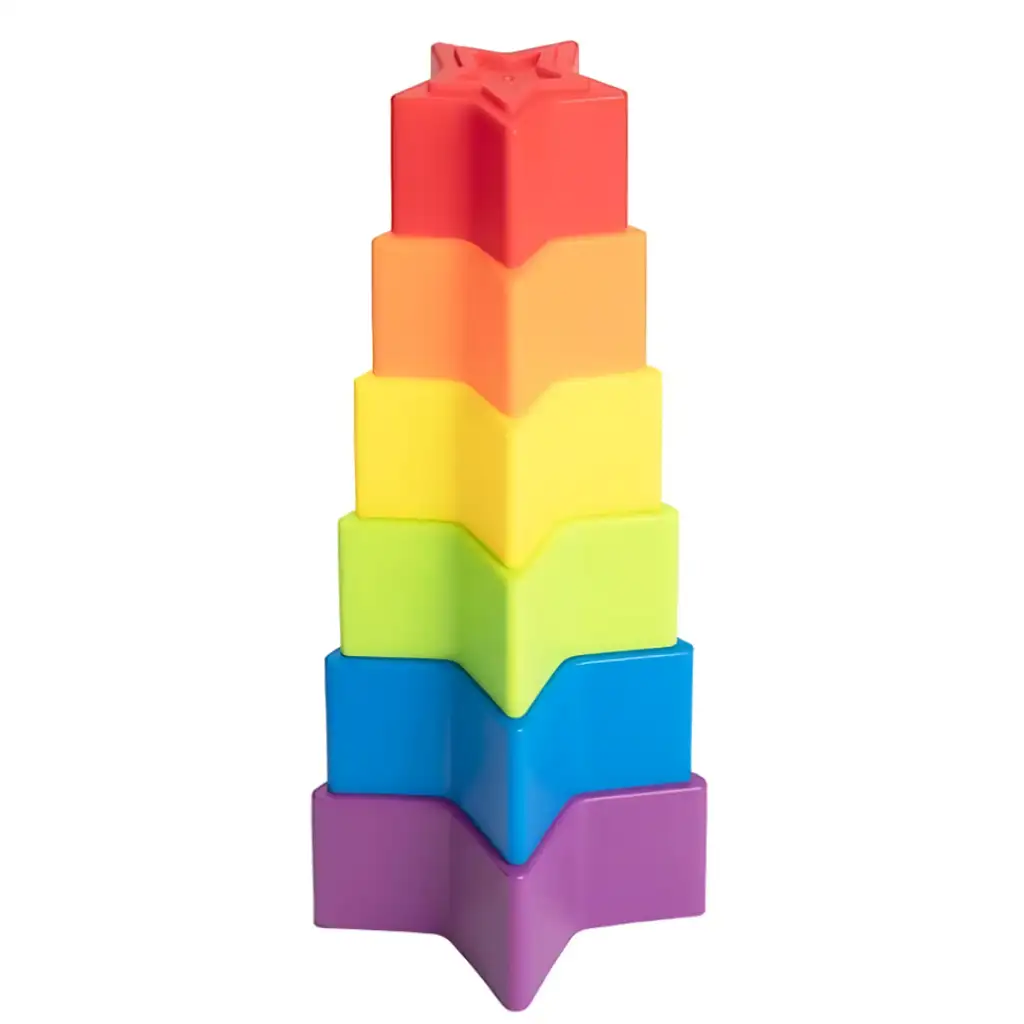 Little Stars: Farebná hviezdičková stavebnica pre bábätká kép 3