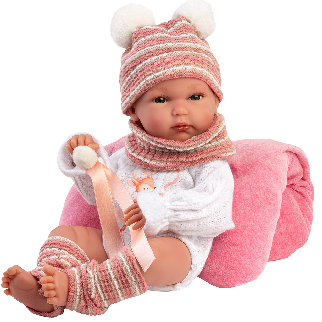 Llorens: Bimba 35 cm novorodenecká bábika s mäkkým vankúšikom kép 3
