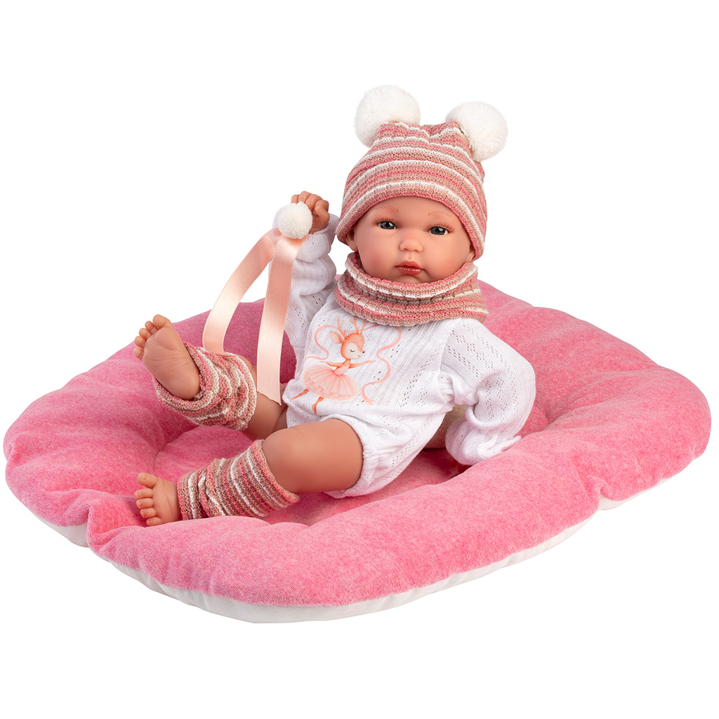 Llorens: Bimba 35 cm novorodenecká bábika s mäkkým vankúšikom