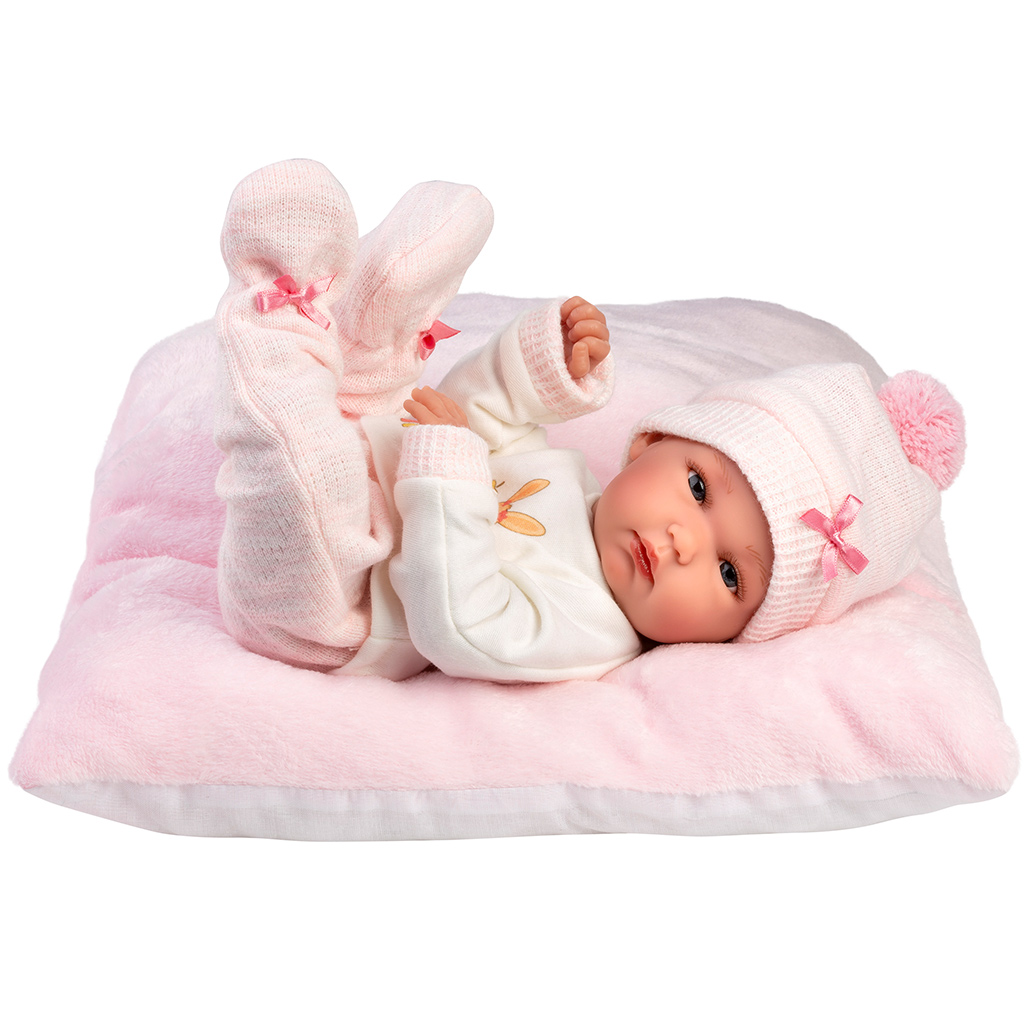 Llorens: Bimba 35 cm novorodenecká bábika s vankúšom kép 3