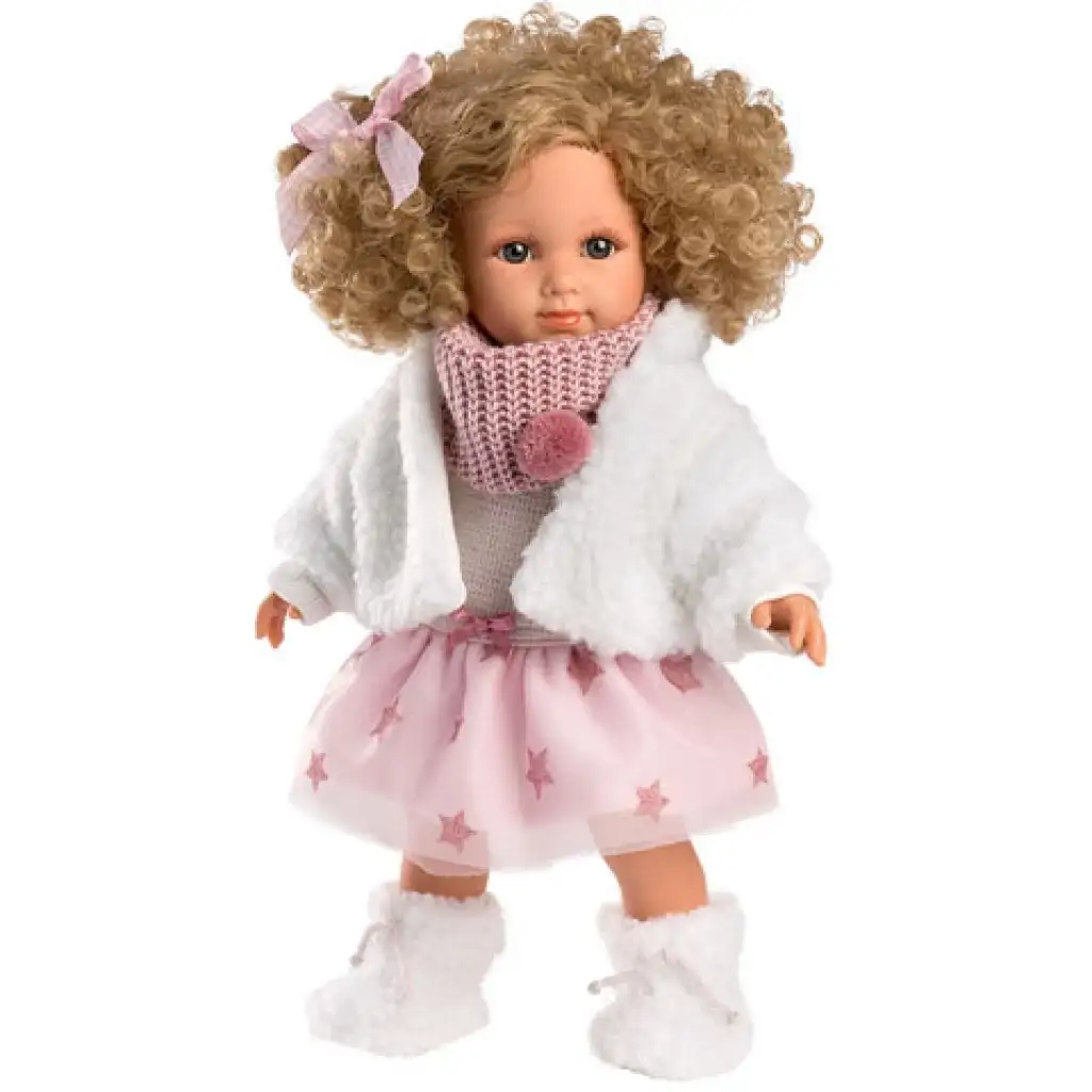 Llorens: Elena 35cm bábika s kučeravými vlasmi