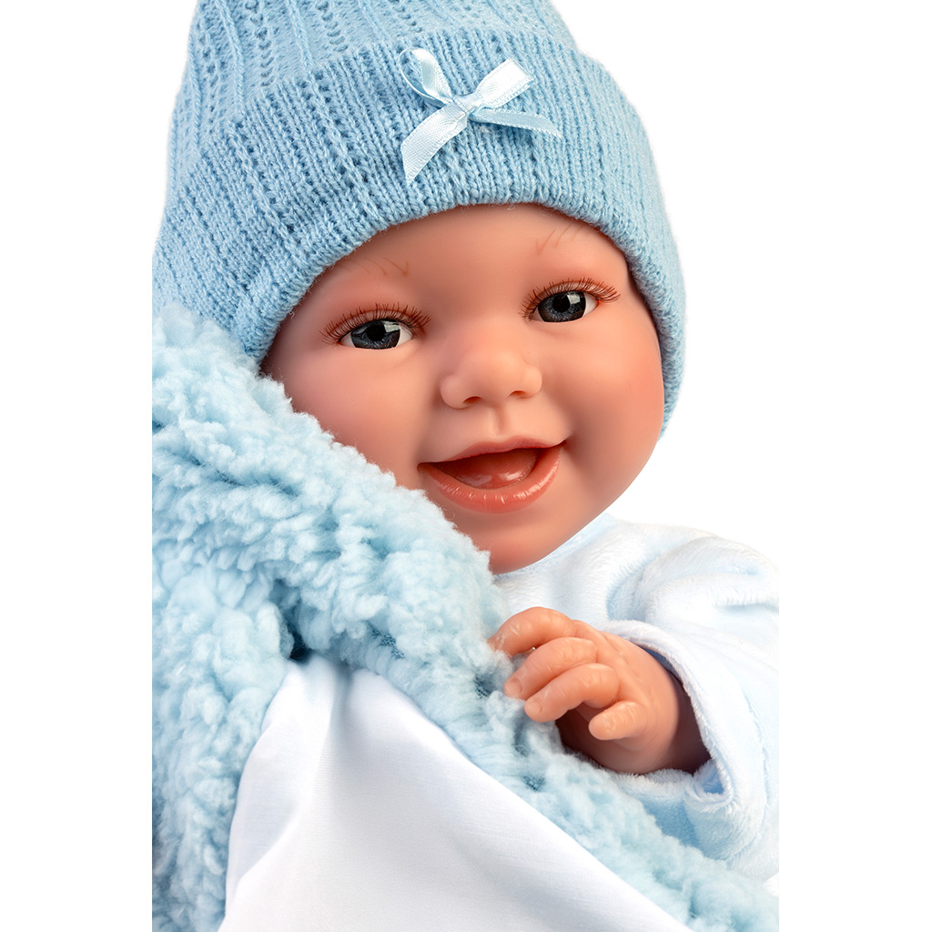 Llorens: Liam, 38 cm, plačúca bábika so spacím vakom kép 3