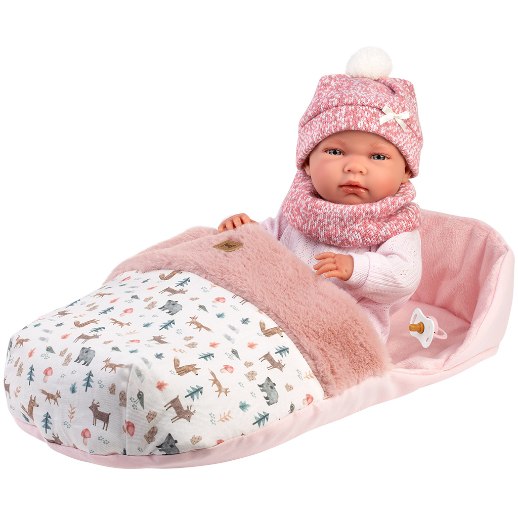 Llorens: Nica 40 cm novorodenecká bábika so spacím vakom