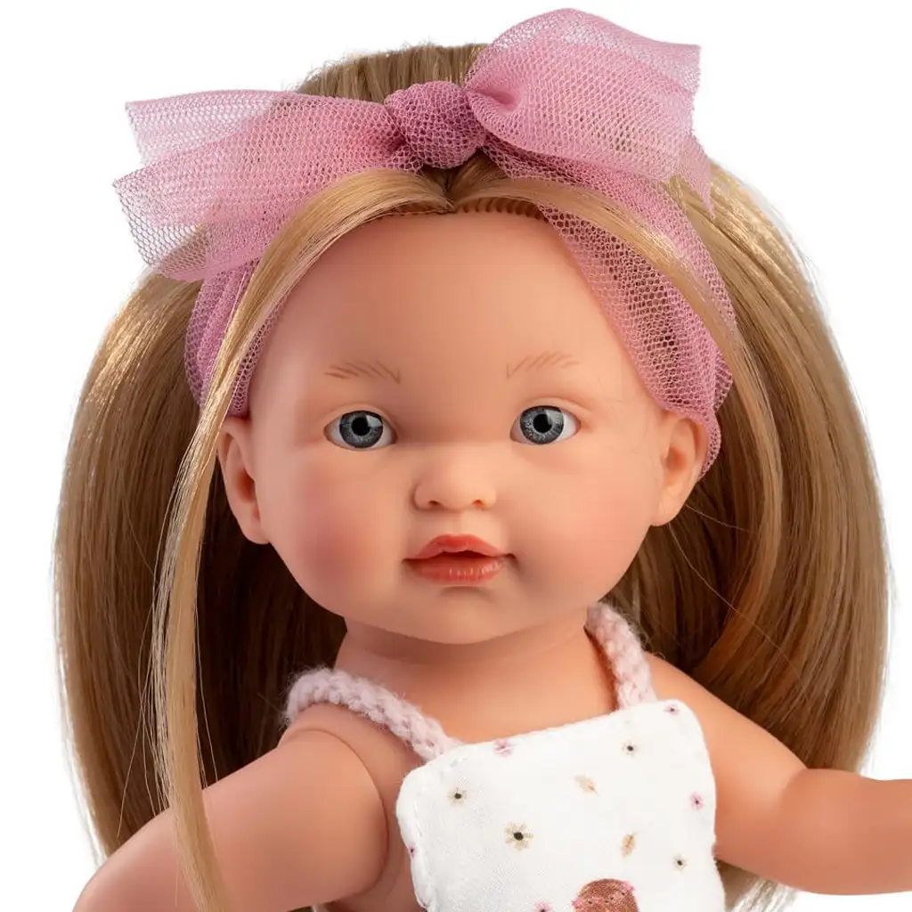 Llorens: Bábika Valeria s 28 cm v vzorovanej sukni kép 4