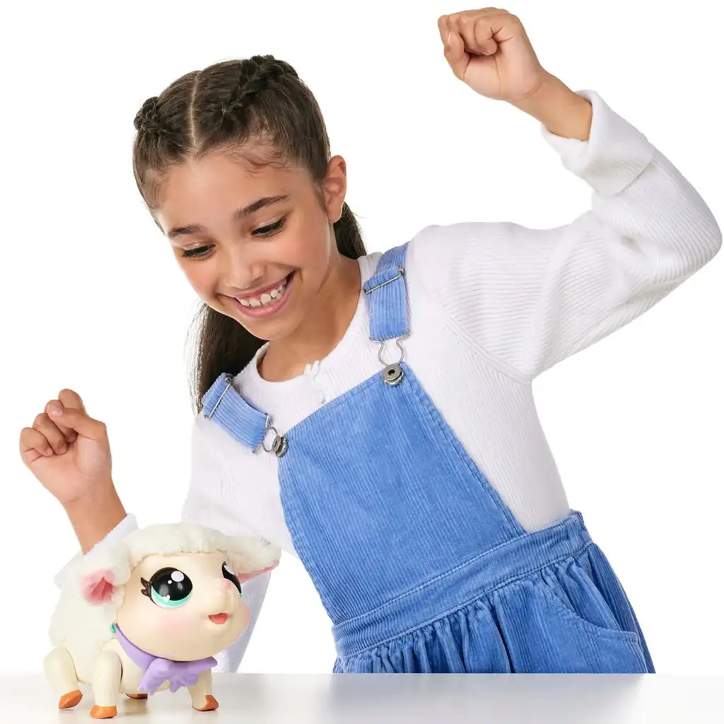 Little Live Pets: Snowie Barika, interaktívny baran s hlasom a pohybovou funkciou kép 4