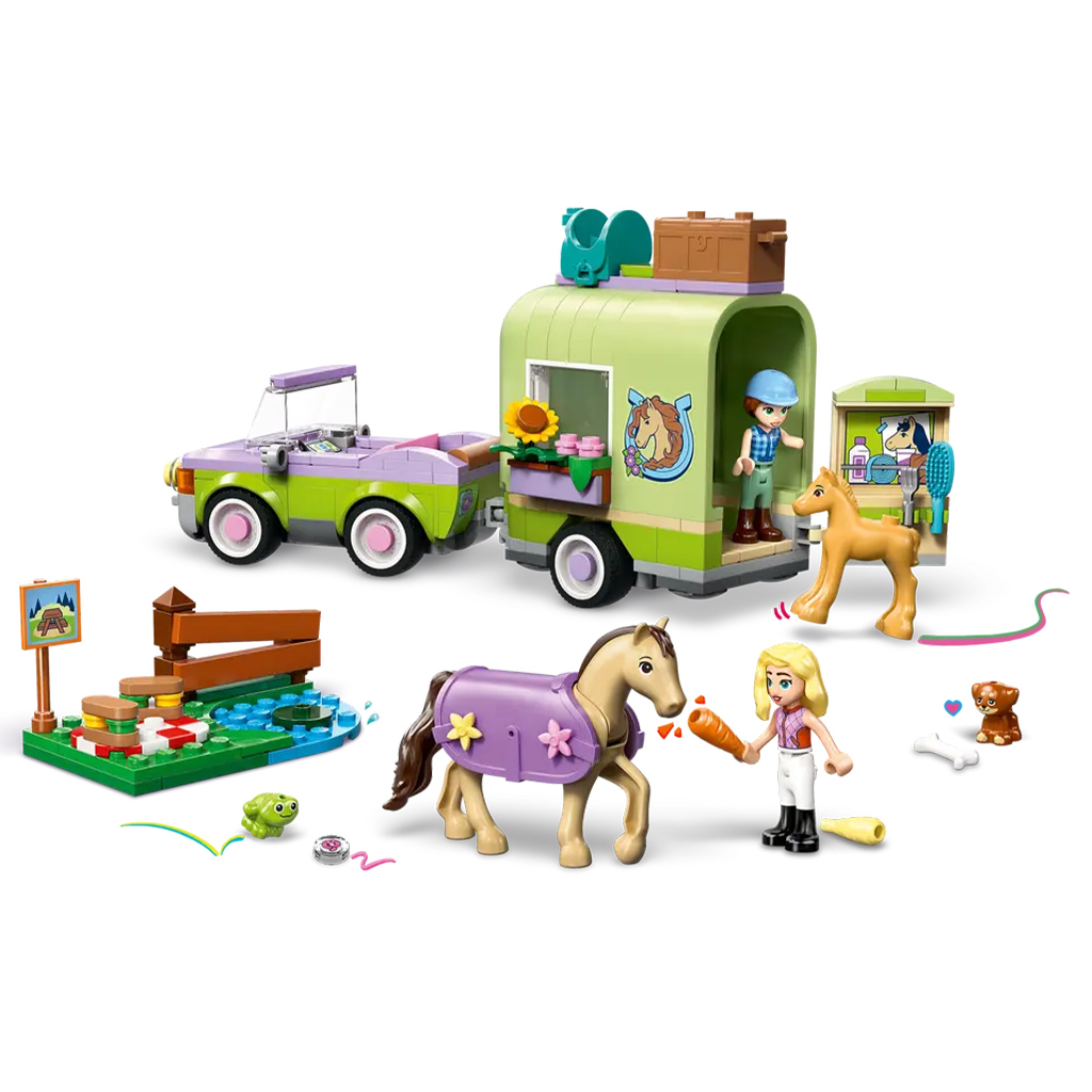 LEGO® Friends: Príves na prepravu koní a žriebät (42695) kép 3