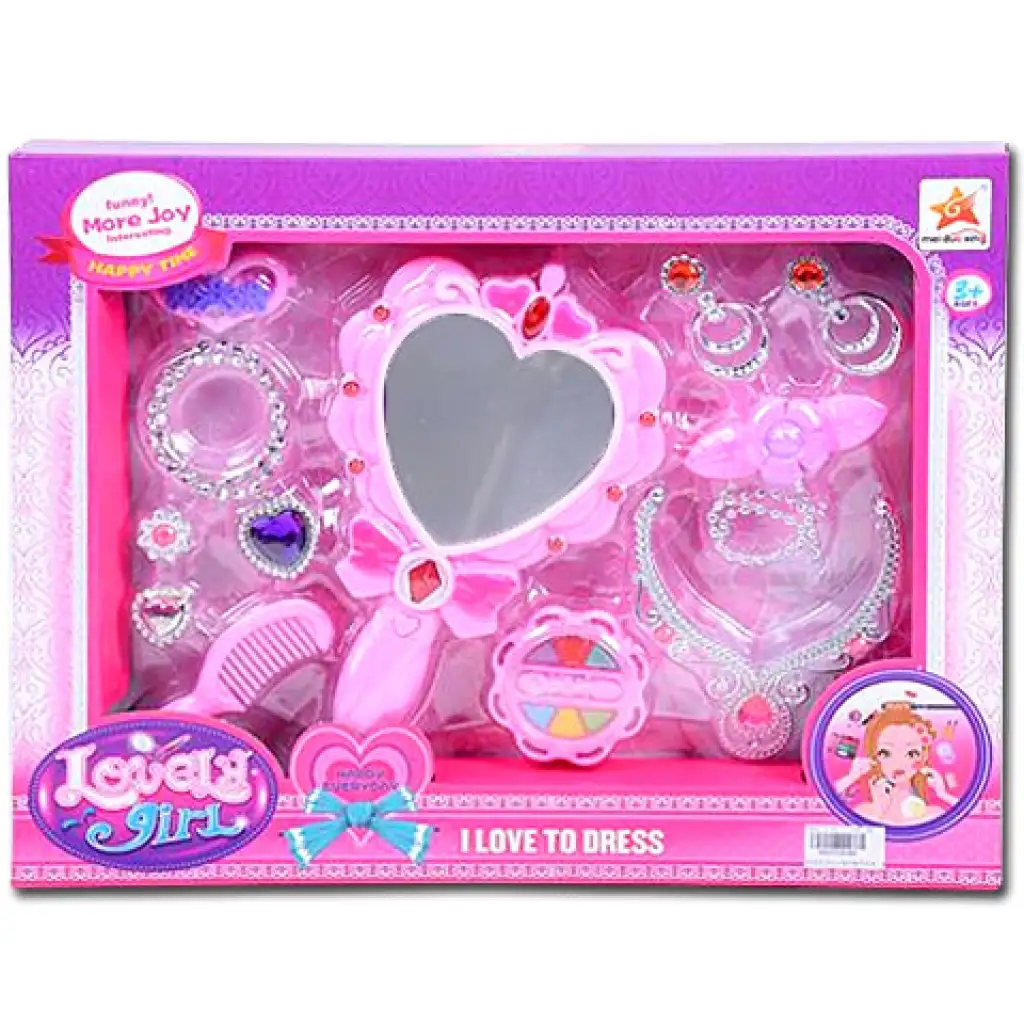 Lovely Girl set krásy so svietiacim zrkadlom