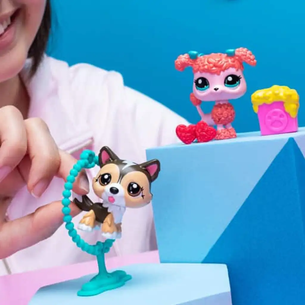 Littlest Pet Shop: Petfluencers kutyusok 2db-os figura szett - Jump and joy 2.széria kép 3