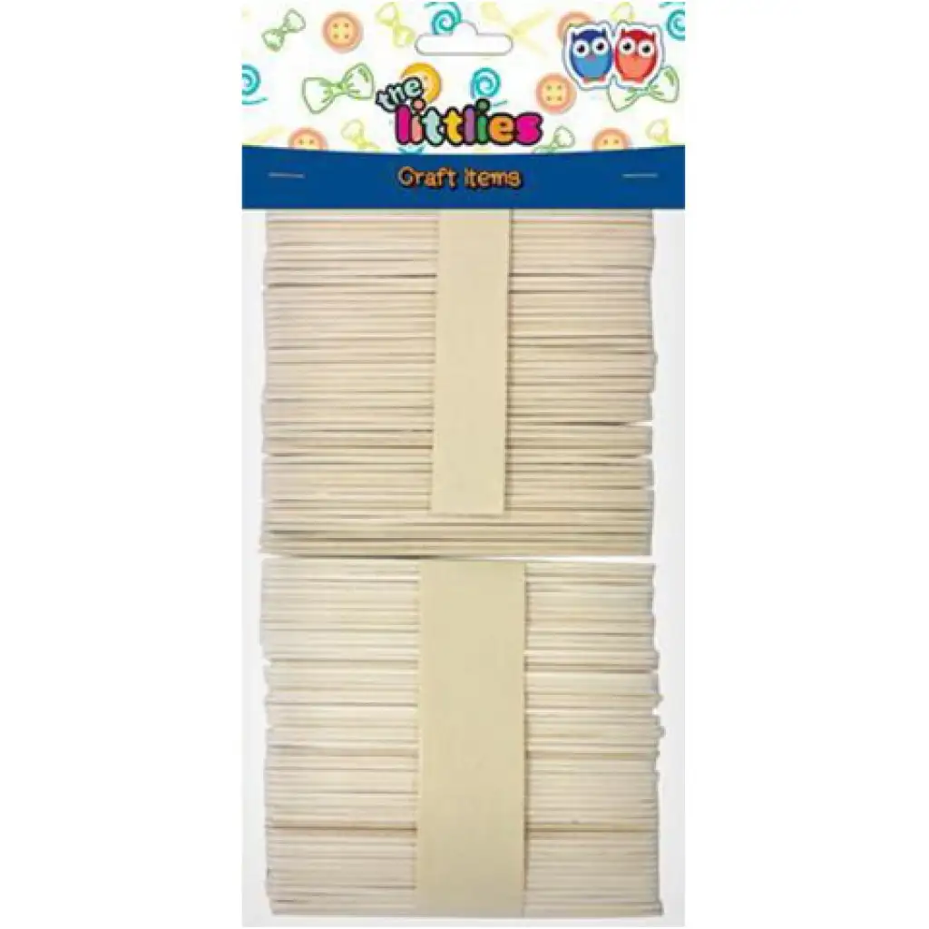 Natúr fa spatula 114x10x2mm 100db-os dekordísz csomag kép 1