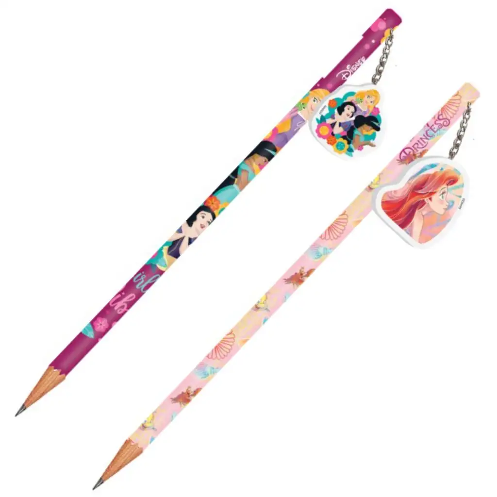Disney Princess grafitová ceruzka s gumou v rôznych variantoch 1ks