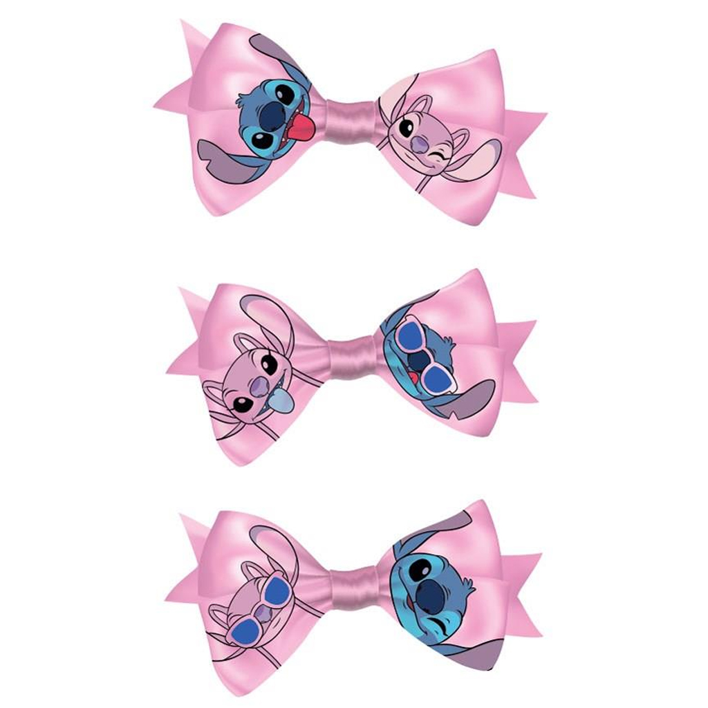 Luna: Sada 3 mašľových sponiek do vlasov Lilo & Stitch kép 2