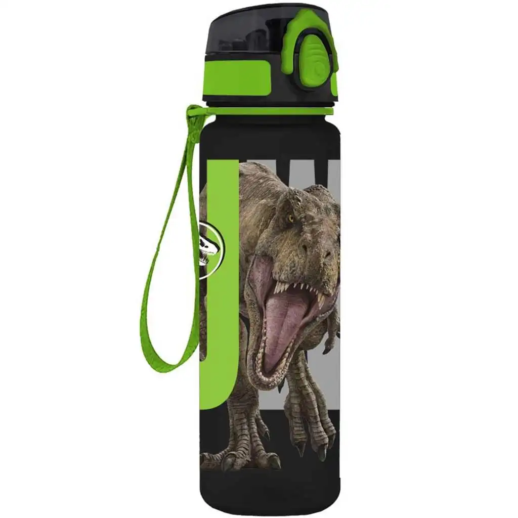 Must: Jurassic World dinoszauruszos BPA-mentes műanyag kulacs kétféle változatban 650ml kép 2