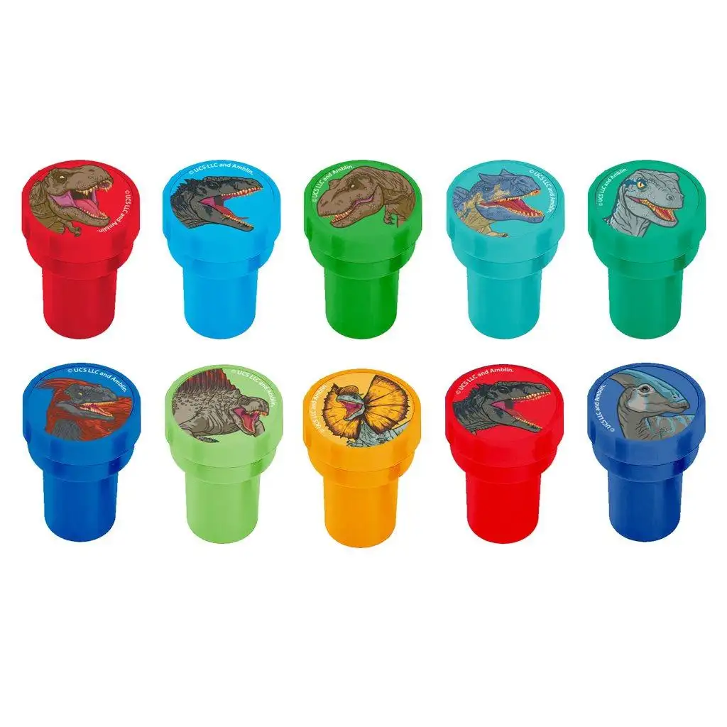 Luna: Jurassic World dinosauří pečiatka na koniec ceruzky, rôzne druhy, 1 ks kép 2