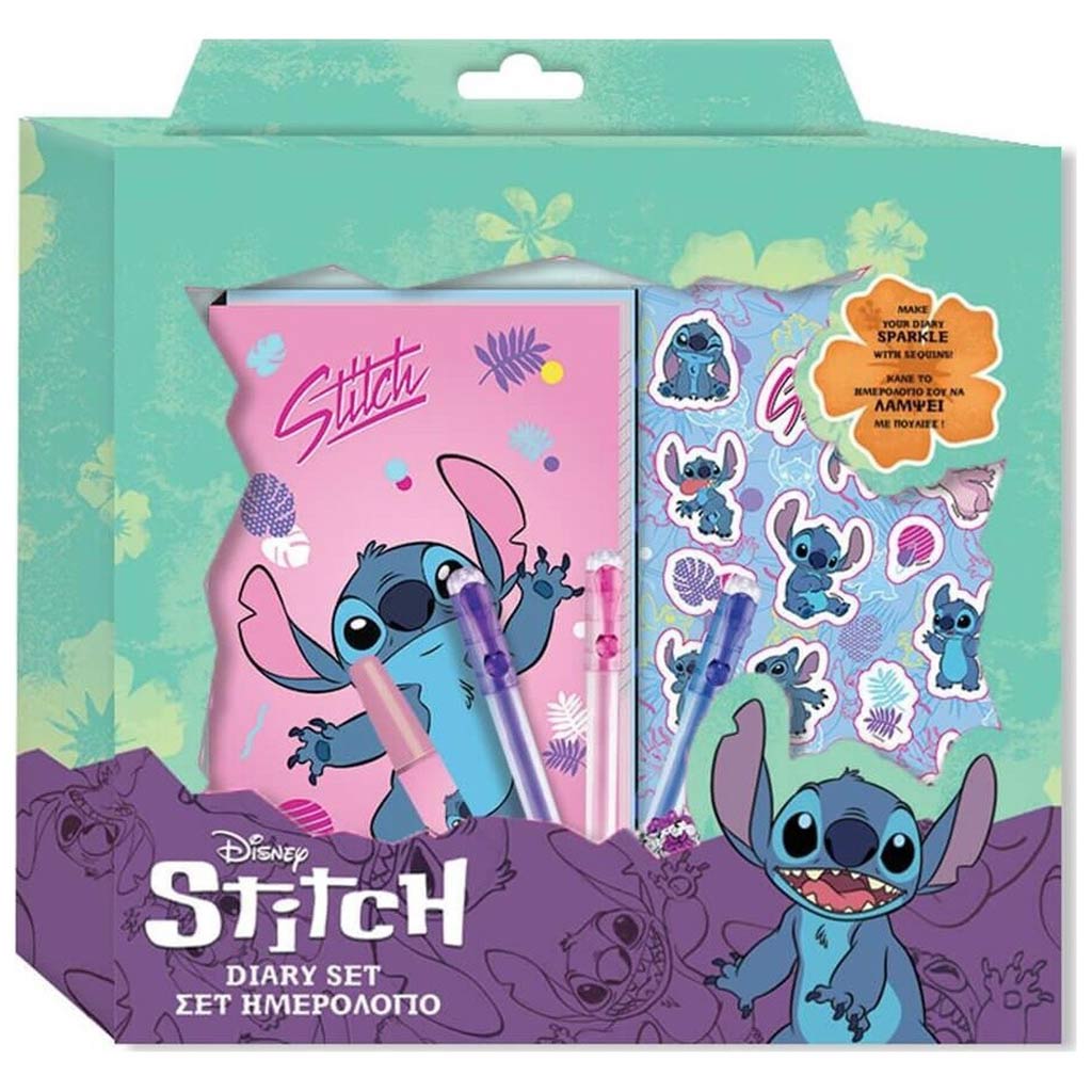 Disney: Lilo & Stitch 7 részes napló szett ajándékdobozban kép 1