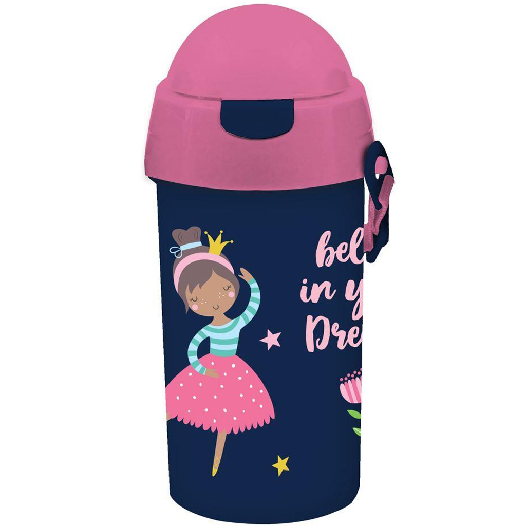 Luna: Must Team fľaša s dievčenským motívom, rôzne prevedenia, 500 ml, 1 ks kép 2