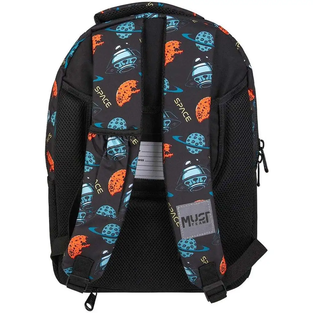 Luna: Must Team Xpression űrhajós 3 rekeszes iskolatáska, hátizsák 32x18x43cm kép 2