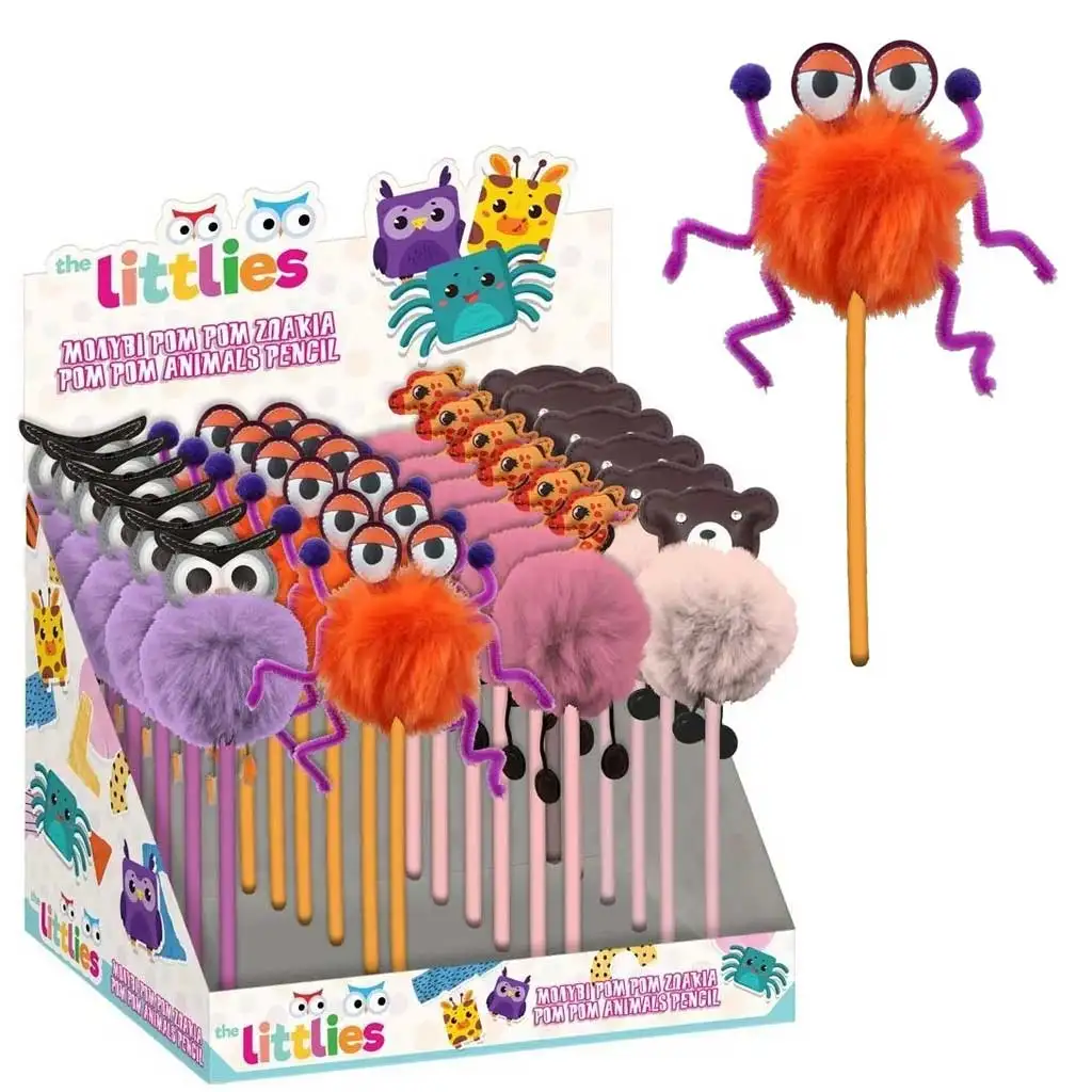 Luna: Pom-Pom zvieracie guľôčkové pero v štyroch verziách 1 ks