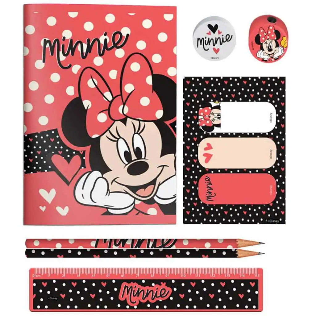 Luna: Sada písacích potrieb Minnie Mouse v PVC taške kép 2