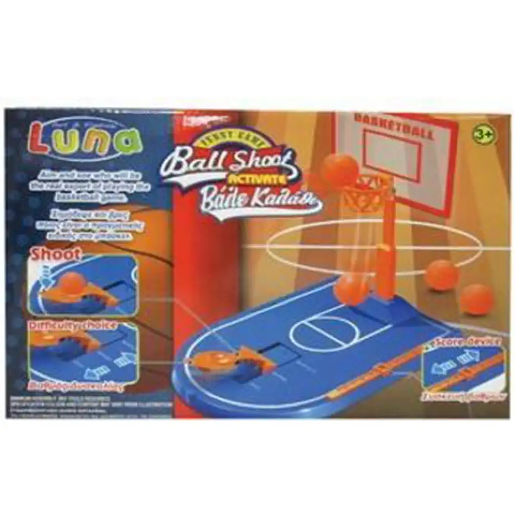 Luna: Stolný basketbal zručnostná hra 27x19cm