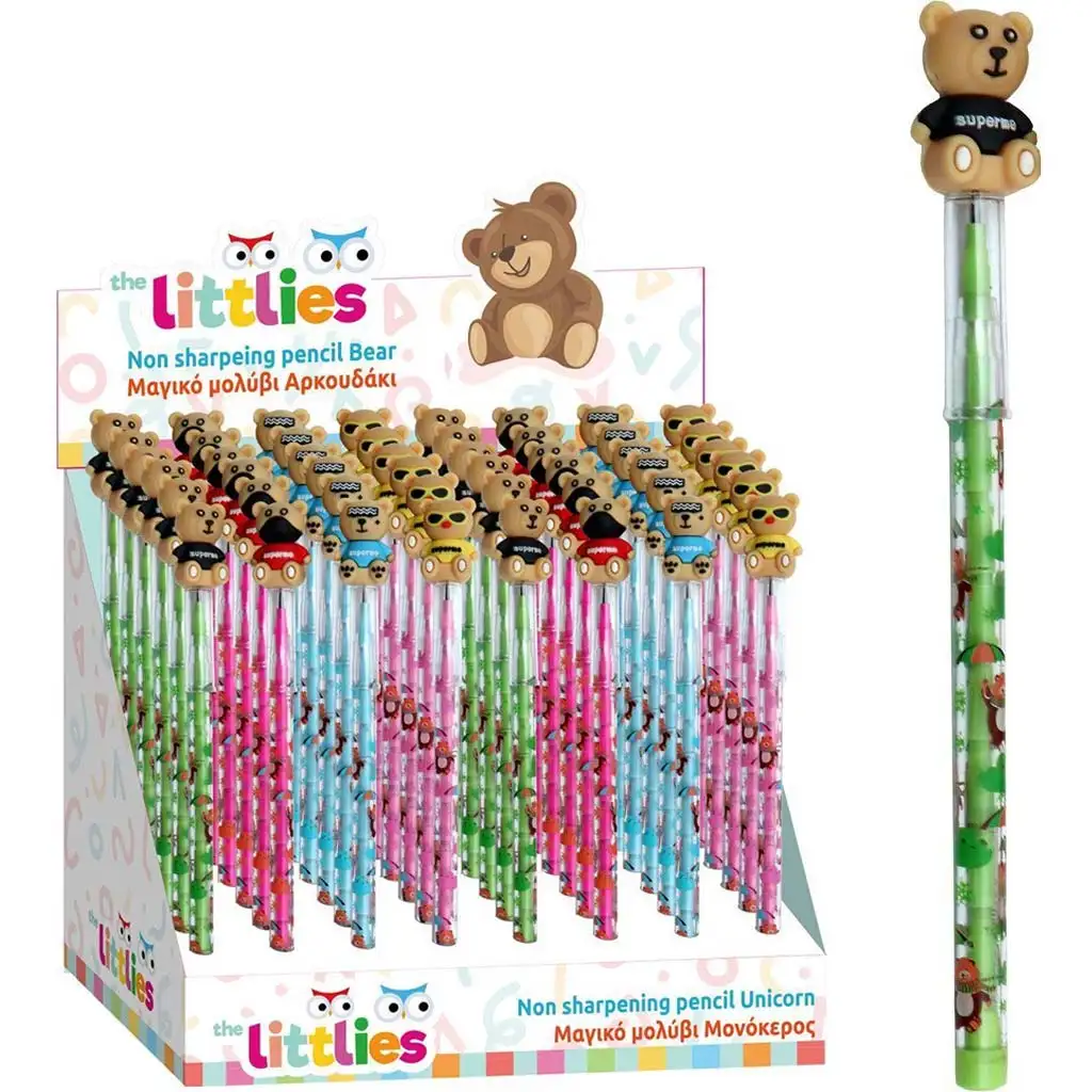 Luna: The Littlies mechanická ceruzka s medvedíkom, rôzne druhy – 1 ks