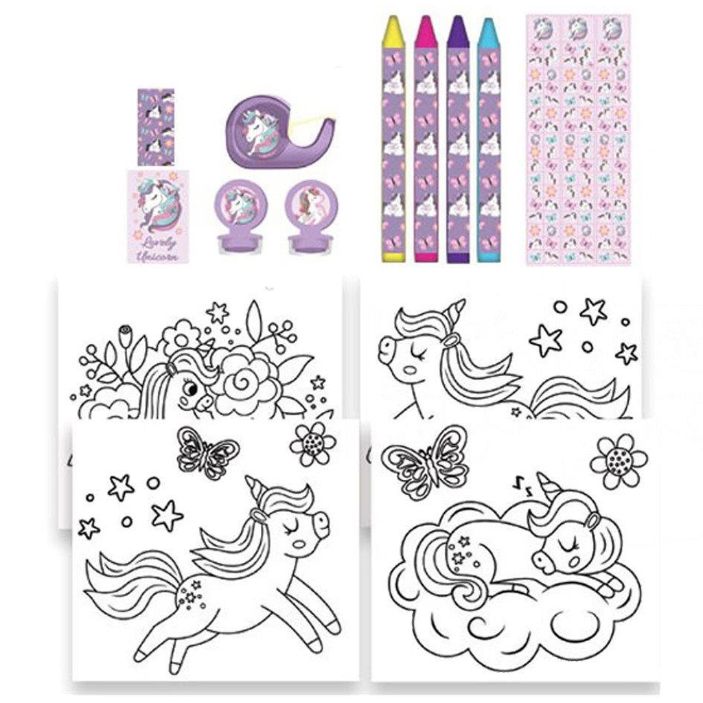 Luna: Must tímová 12-dielna sada omaľovánok s jednorožcami kép 2
