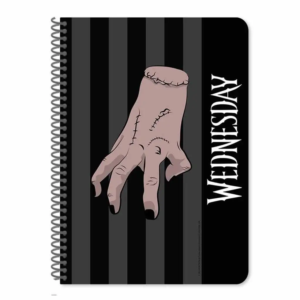 Luna: Wednesday linajkový špirálový zošit A/5 60-stranový v dvoch variantoch 1ks kép 2