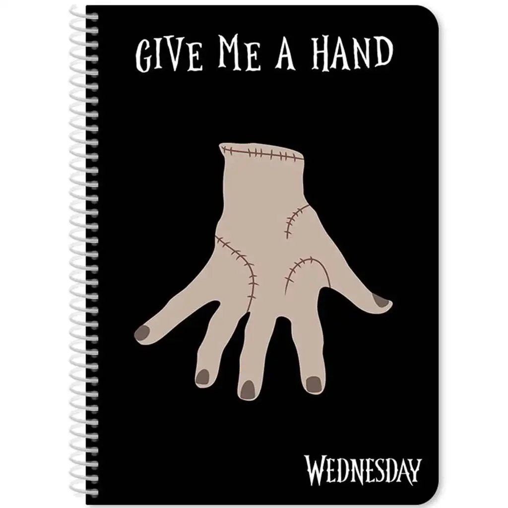 Wednesday linajkový špirálový zošit 60 listov 17x25cm v dvoch variantoch 1ks kép 2