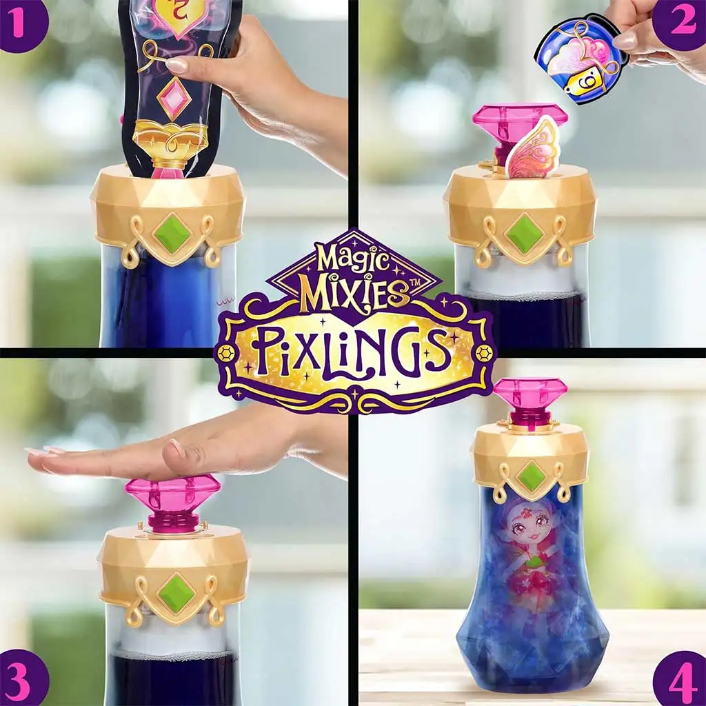 Magic Mixies: Pixlings Faye bábika s česateľnými vlasmi kép 5