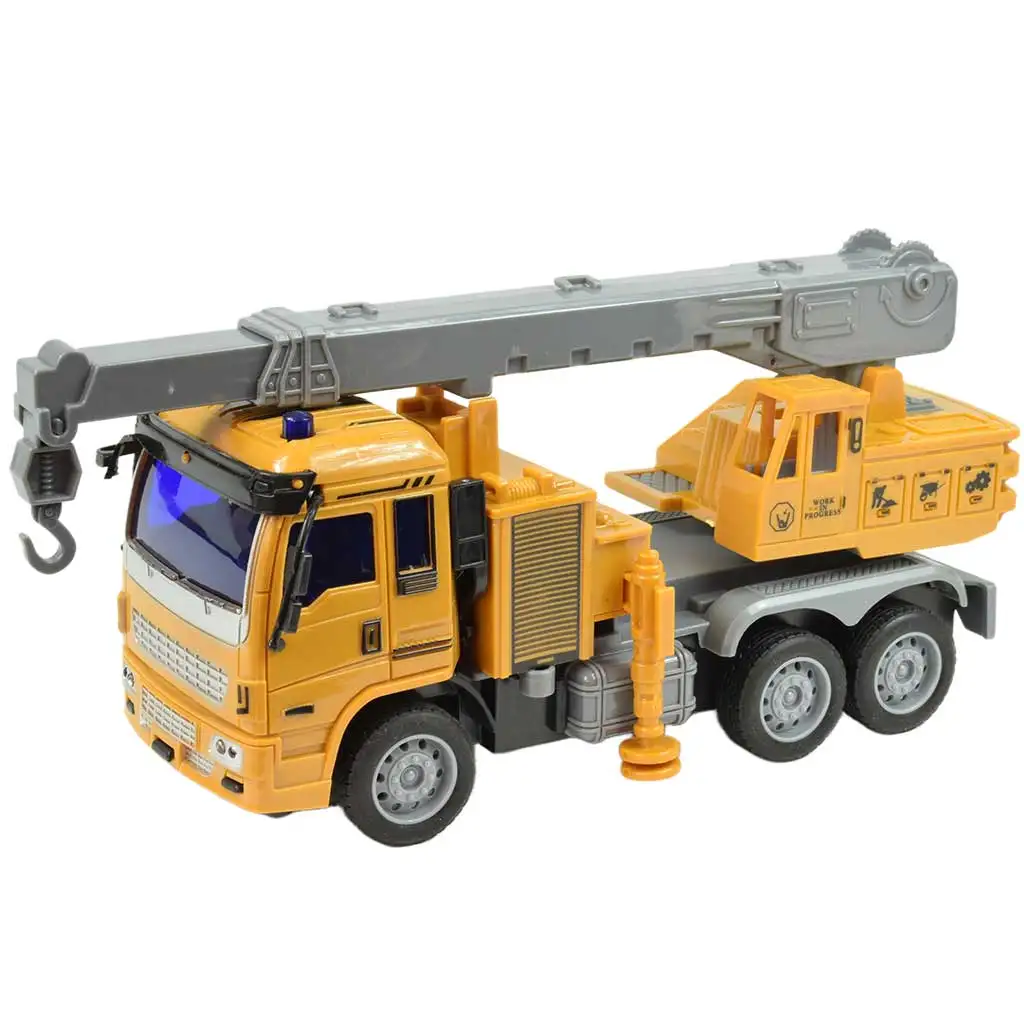 RC Távirányítós Építőipari teherautó fény effektekkel 27MHz 20cm többféle változatban 1db kép 6